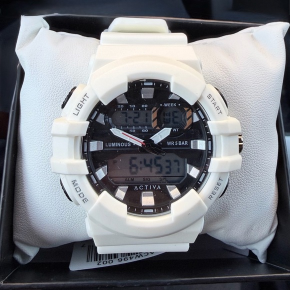 Activa Pixel X Invicta Digital Men's Watch - 50mm. White (ACW496-002) - Picture 1 of 7